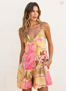 Moon Magic Tie Back Romper