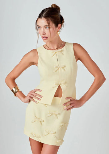 Mila Bow Embellished Sleeveless Top