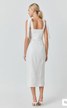 Load image into Gallery viewer, Cream Linen Button Maxi Dress