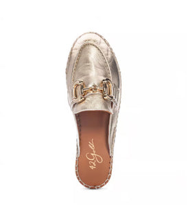 Gold Anri Espadrille Mule