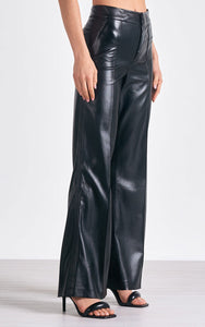 Faux Leather High Waist Pants