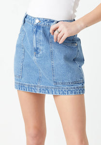 Denim Mini Skirt