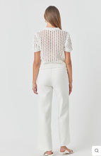 Load image into Gallery viewer, White Sequin Knit Top