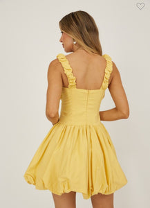 Butter Bubble Bottom Mini Dress