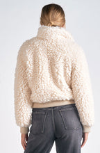 Load image into Gallery viewer, Vanilla Sherpa Bomber Jacket