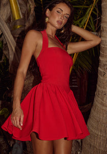 *Preorder* Carmen Mini Dress- Red