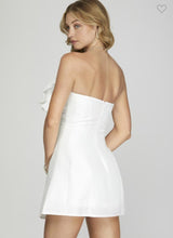 Load image into Gallery viewer, Strapless A Line Bow Mini Dress