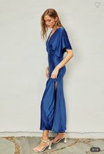 Load image into Gallery viewer, Reflection Navy Peony Maxi Dress