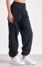 Load image into Gallery viewer, Black Cargo Pants