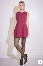 Load image into Gallery viewer, Berry Voluminous Mini Dress