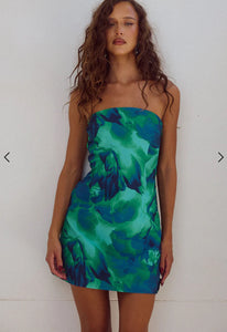 Primrose Mini Dress- Calista Green