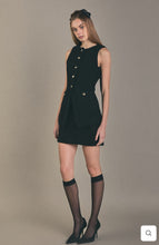 Load image into Gallery viewer, Black Tweed Long Vest