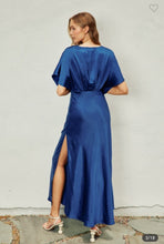 Load image into Gallery viewer, Reflection Navy Peony Maxi Dress