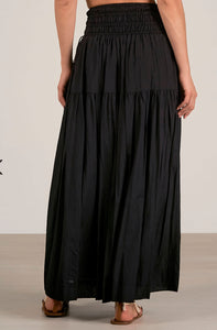 Black Smock Maxi Skirt