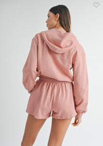 French Terry Hooded Romper