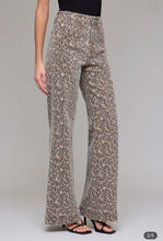 Load image into Gallery viewer, Cheetah Flare Jeans