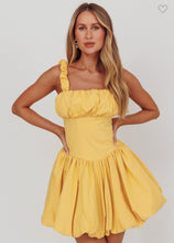 Load image into Gallery viewer, Butter Bubble Bottom Mini Dress