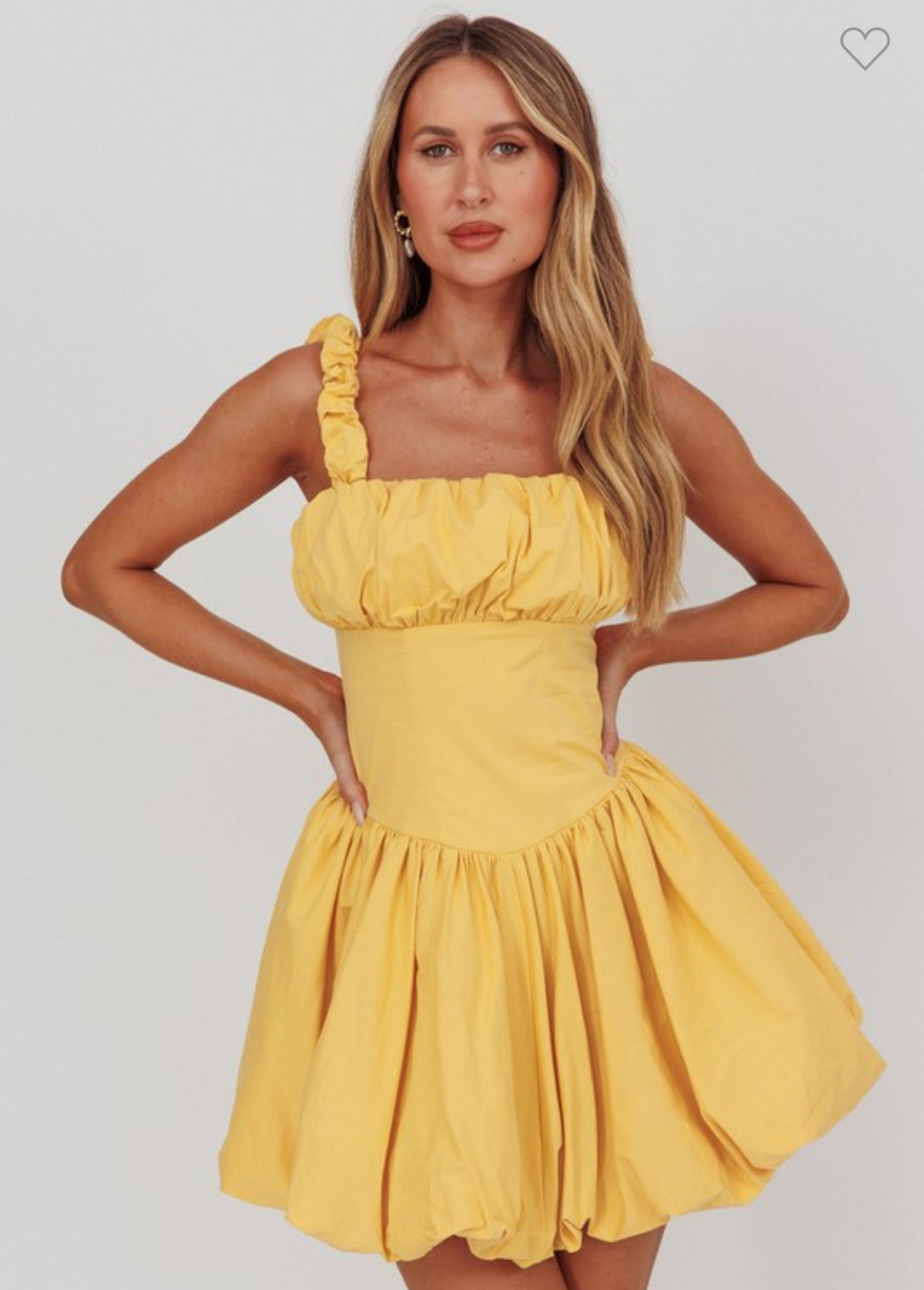 Butter Bubble Bottom Mini Dress