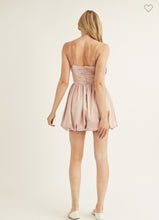 Load image into Gallery viewer, Rose Pink Bow Satin Dress