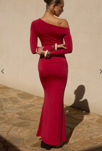 *Preorder* Vessa Maxi Dress- Cherry Red