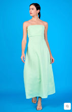 Load image into Gallery viewer, Lucia Folded Strapless Linen Maxi Dress