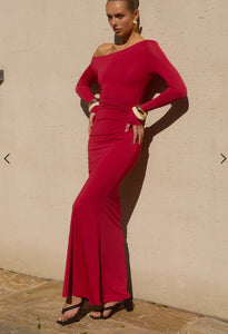 *Preorder* Vessa Maxi Dress- Cherry Red