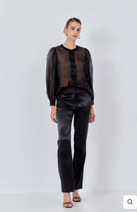 Organza Jewel Top