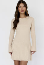 Load image into Gallery viewer, Bone Sweater Knit Midi Dress