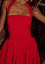 Load image into Gallery viewer, *Preorder* Carmen Mini Dress- Red