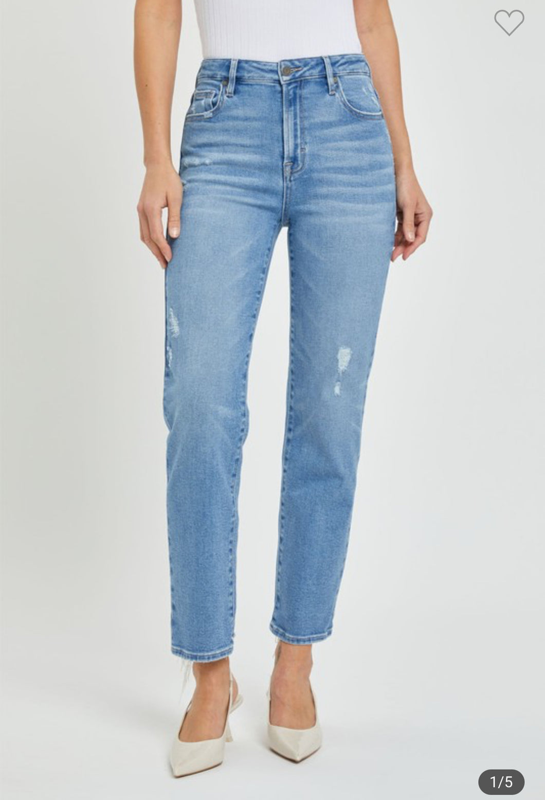 Tracey Medium Grind Straight Jean