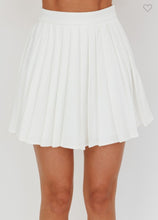 Load image into Gallery viewer, Whitney White Pleated Skirt