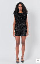 Load image into Gallery viewer, Black Sequin Embellished Top