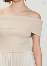 Load image into Gallery viewer, Ivory Off The Shoulder Dress