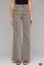 Load image into Gallery viewer, Cheetah Flare Jeans
