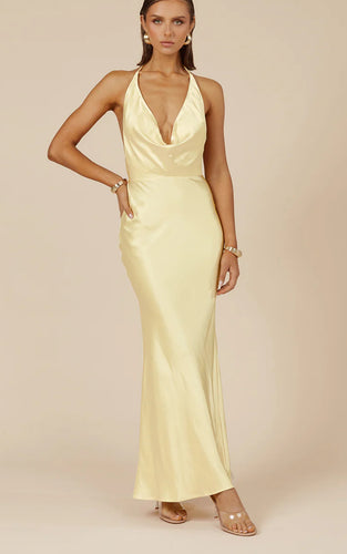 Posey Maxi Dress- Lemon