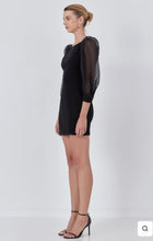 Load image into Gallery viewer, Organza Blouson Mini Dress