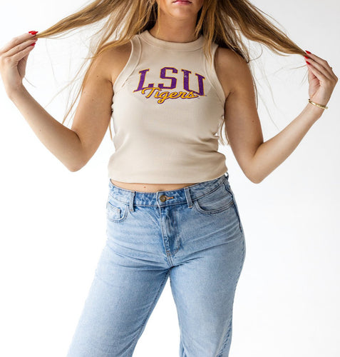 LSU Tigers Ribbed Tank