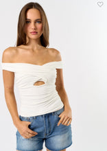 Load image into Gallery viewer, Off Shoulder Ruched Top