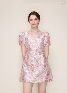Ellie Flower Mini Dress