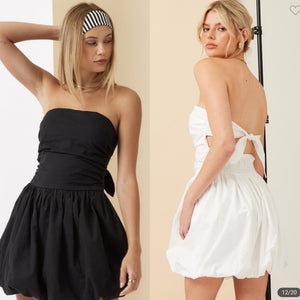 Open Back Bubble Dress