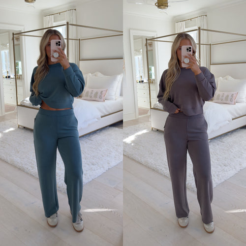 Lucie Scuba Straight Leg Pants