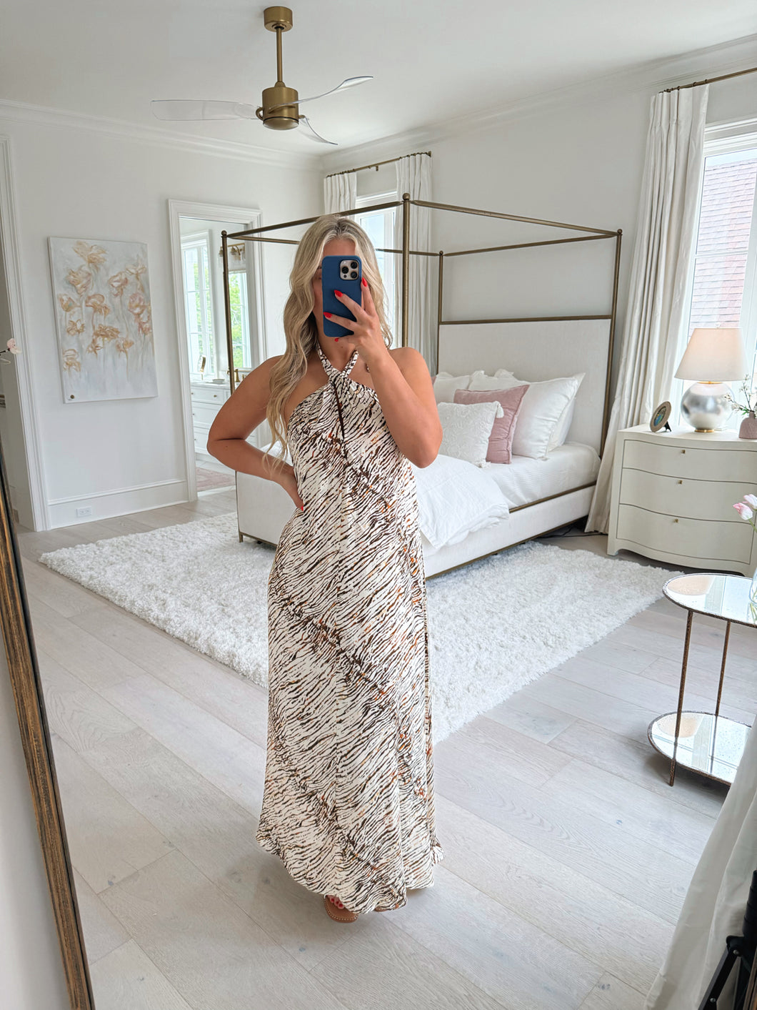 Sahara Halter Maxi Dress