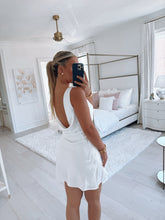 Load image into Gallery viewer, Cowl Neck Front &amp; Back Mini Dress