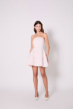 Load image into Gallery viewer, Pink Pearl Trimmed Mini Dress