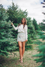 Load image into Gallery viewer, Plaid Boucle Mini Skirt