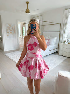 Bubbly Pink Mini Dress