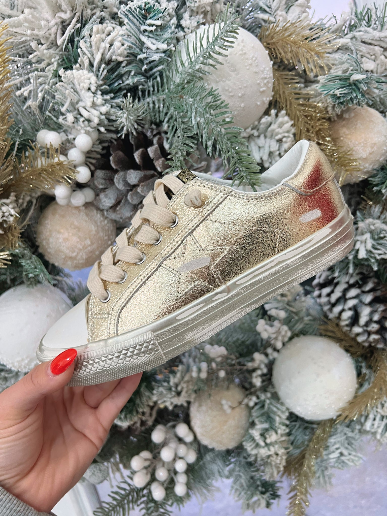 Veja gold sales star sneakers