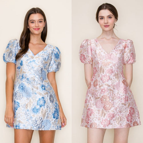 Ellie Flower Mini Dress