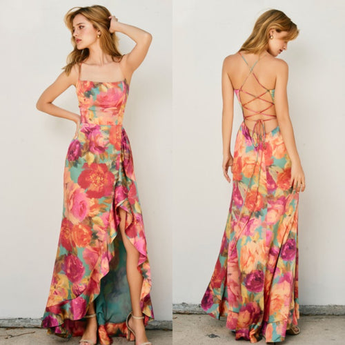 No One Else Open Back Maxi Dress
