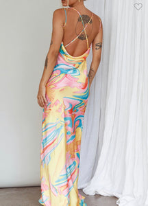 Swirl Midi Dress